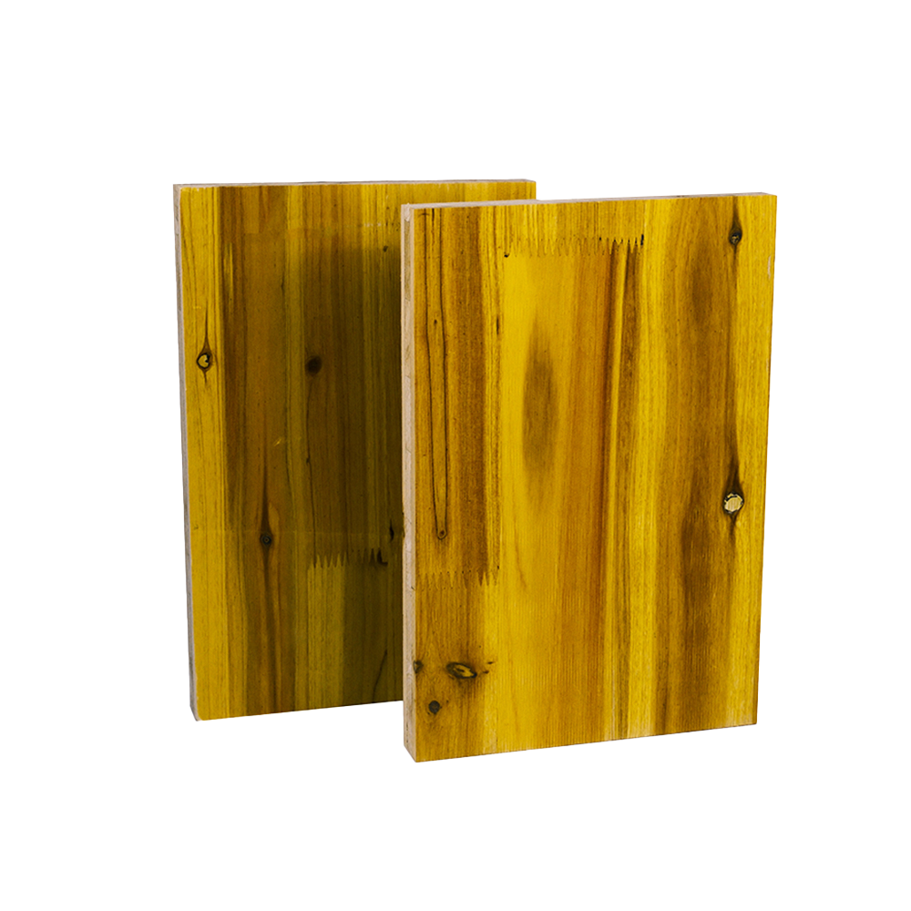 3 rétegű sárga zsalu panel